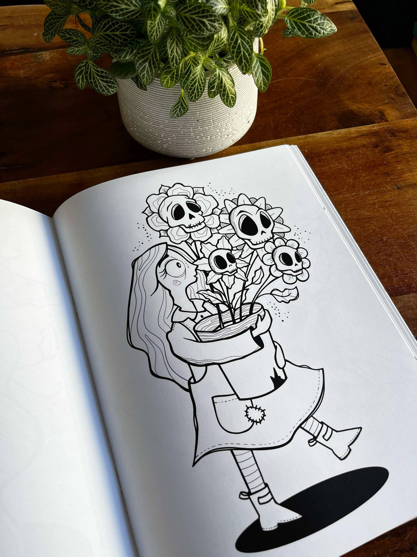 Livre à colorier :: Murmures d'encre & d'ombres