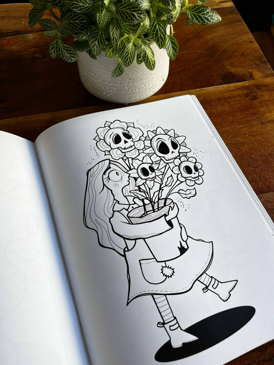 Livre à colorier – Murmures d’encre & d’ombres