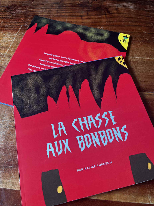 Livre jeunesse illustré – La chasse aux bonbons (Tome 1)