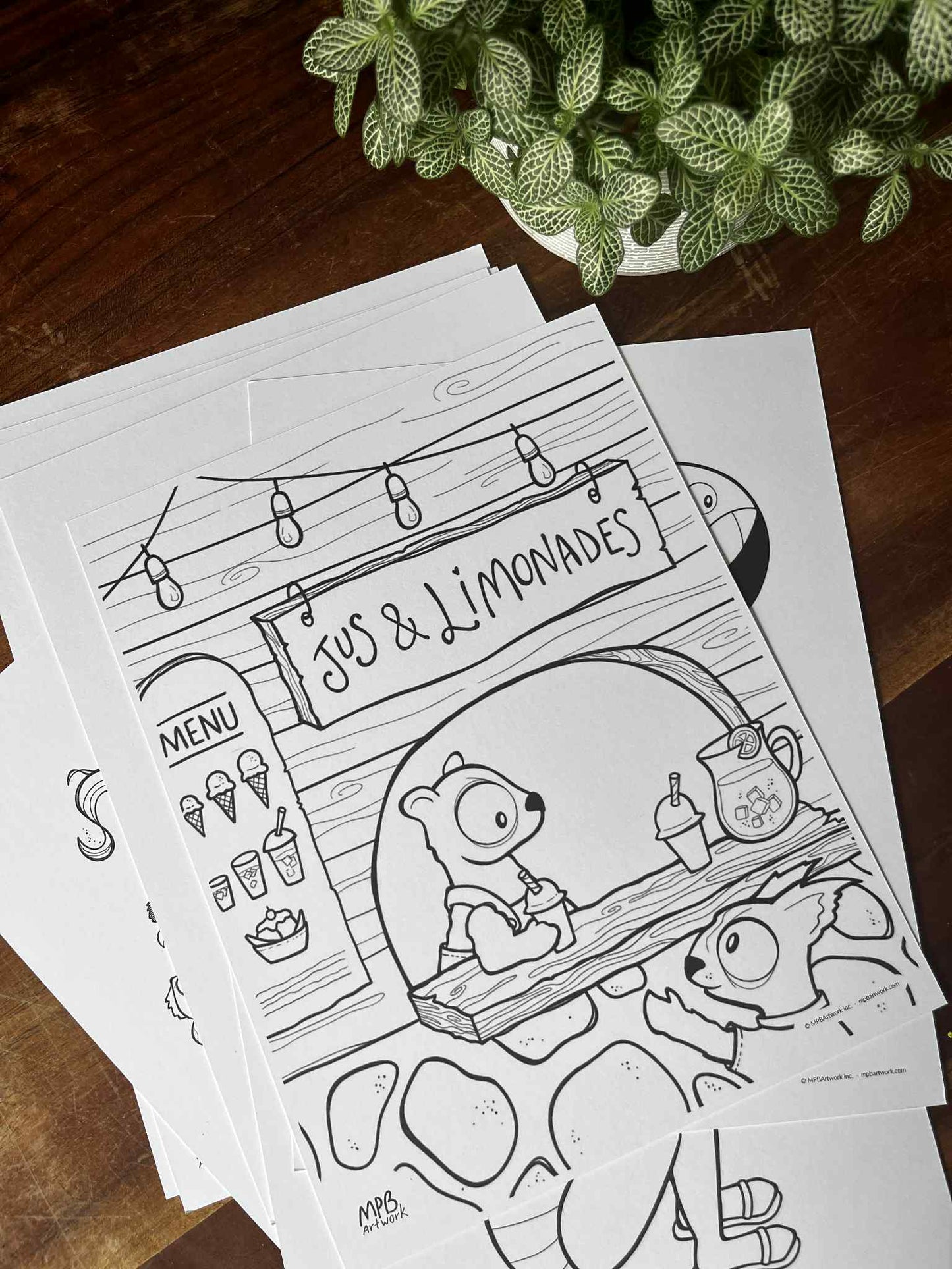 ☀️ ESTIVAL - 8 coloriages (à télécharger)