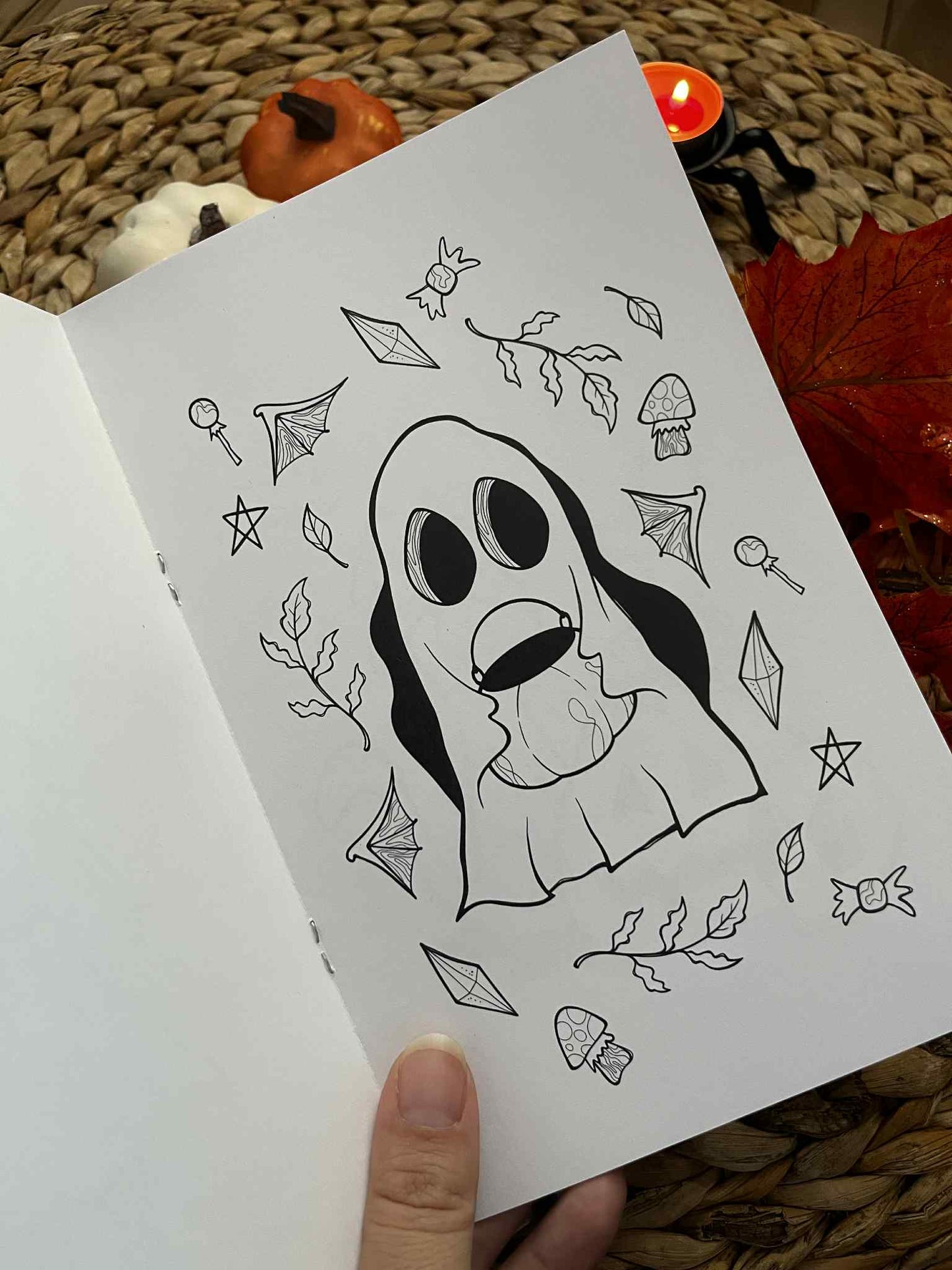 Mini-livre à colorier :: Petits Murmures - Édition Halloween