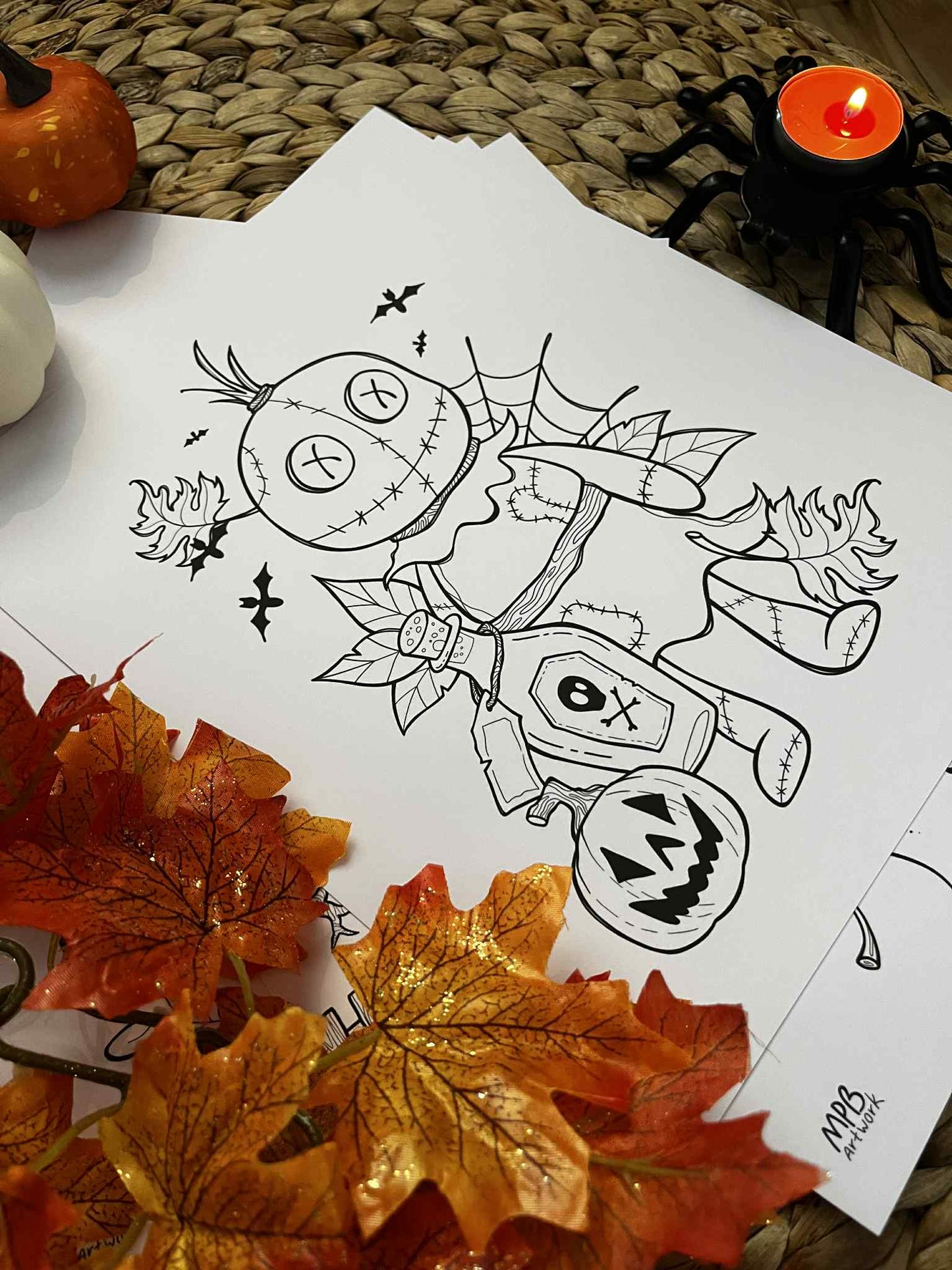 🎃 HALLOWEEN2025 - 8 coloriages (à télécharger)