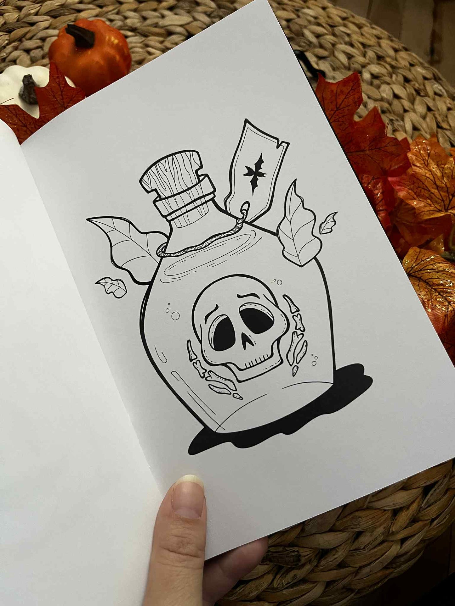 Mini-livre à colorier :: Petits Murmures - Édition Halloween