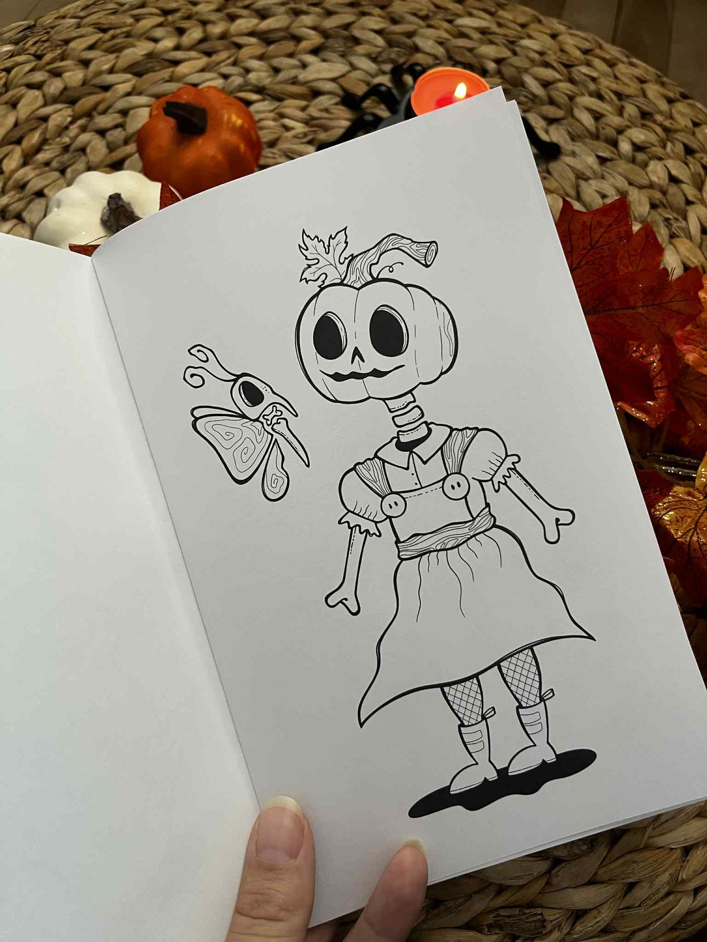 Mini-livre à colorier :: Petits Murmures - Édition Halloween