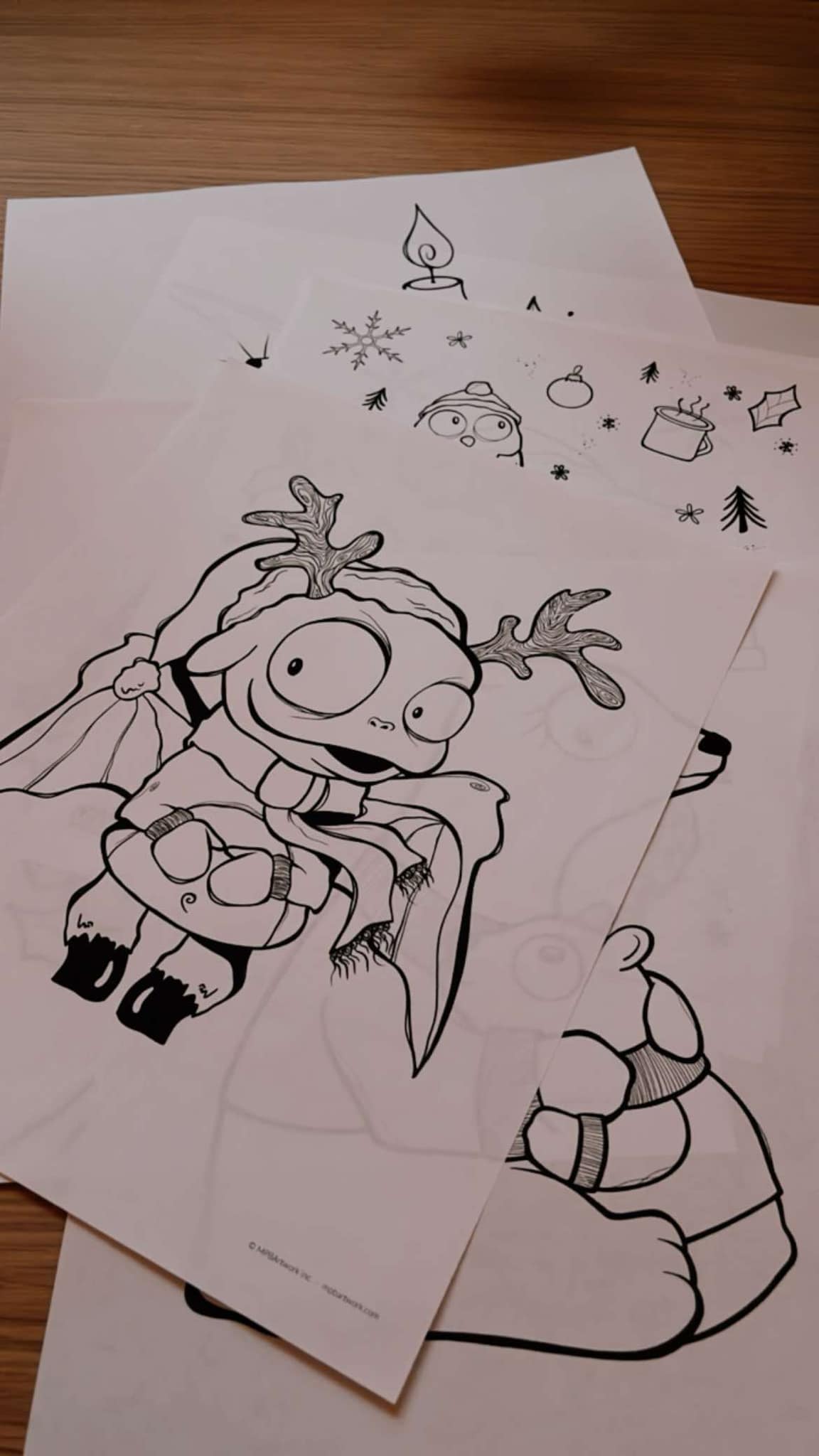 NOËL - 10 coloriages (à télécharger)