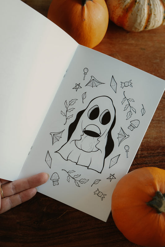 Mini-livre à colorier – Petits Murmures Édition Halloween