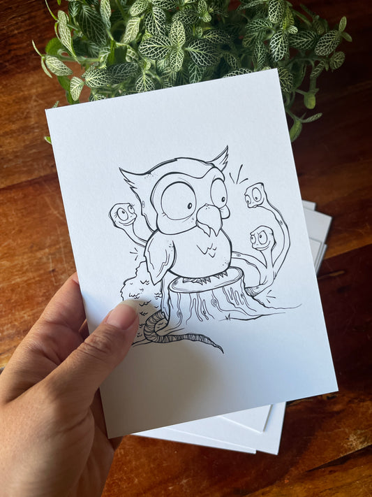 Fiches à colorier – Animaux (8 affichettes 5x7)