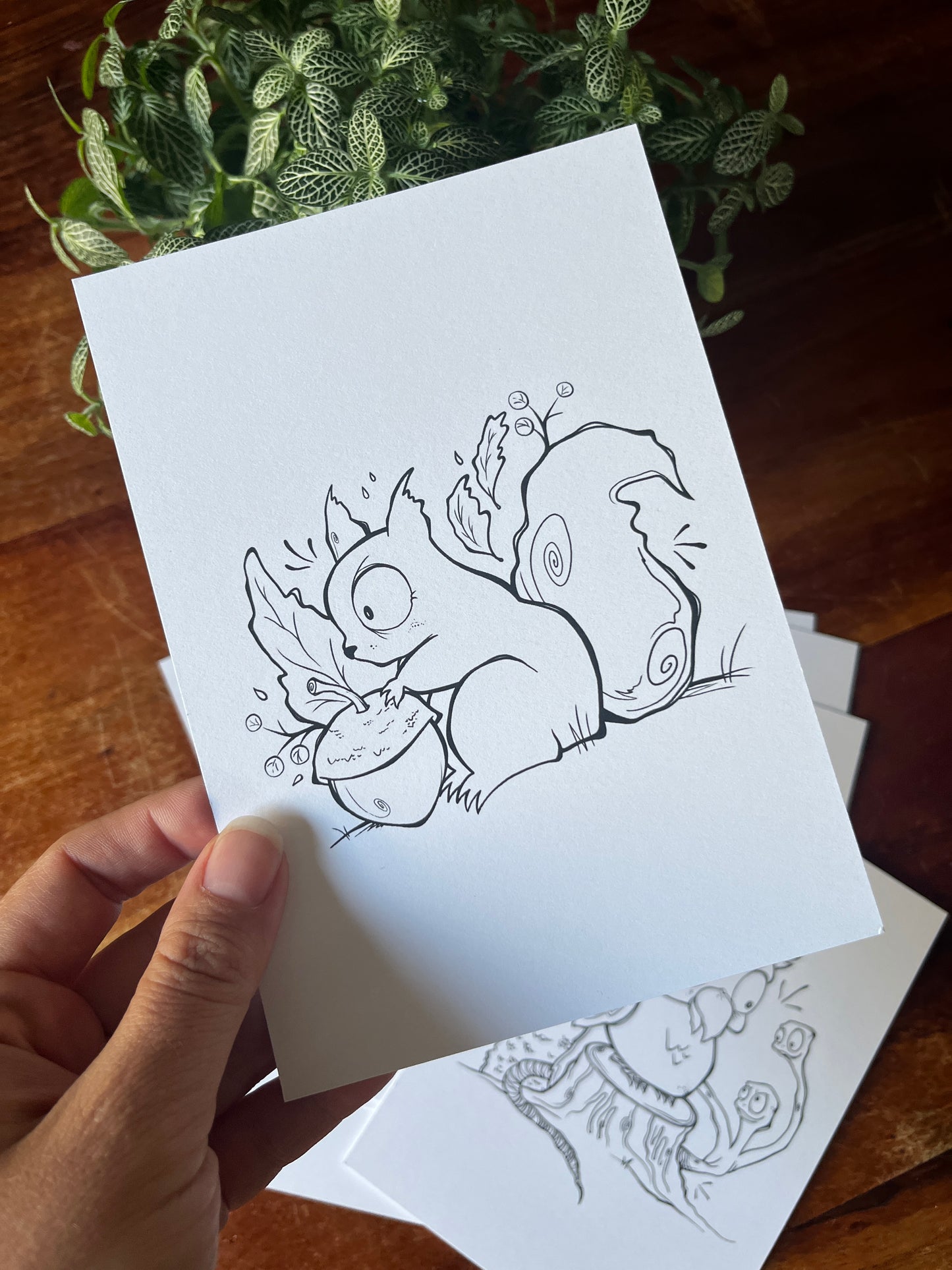 Affichettes à colorier :: Animaux (5x7)