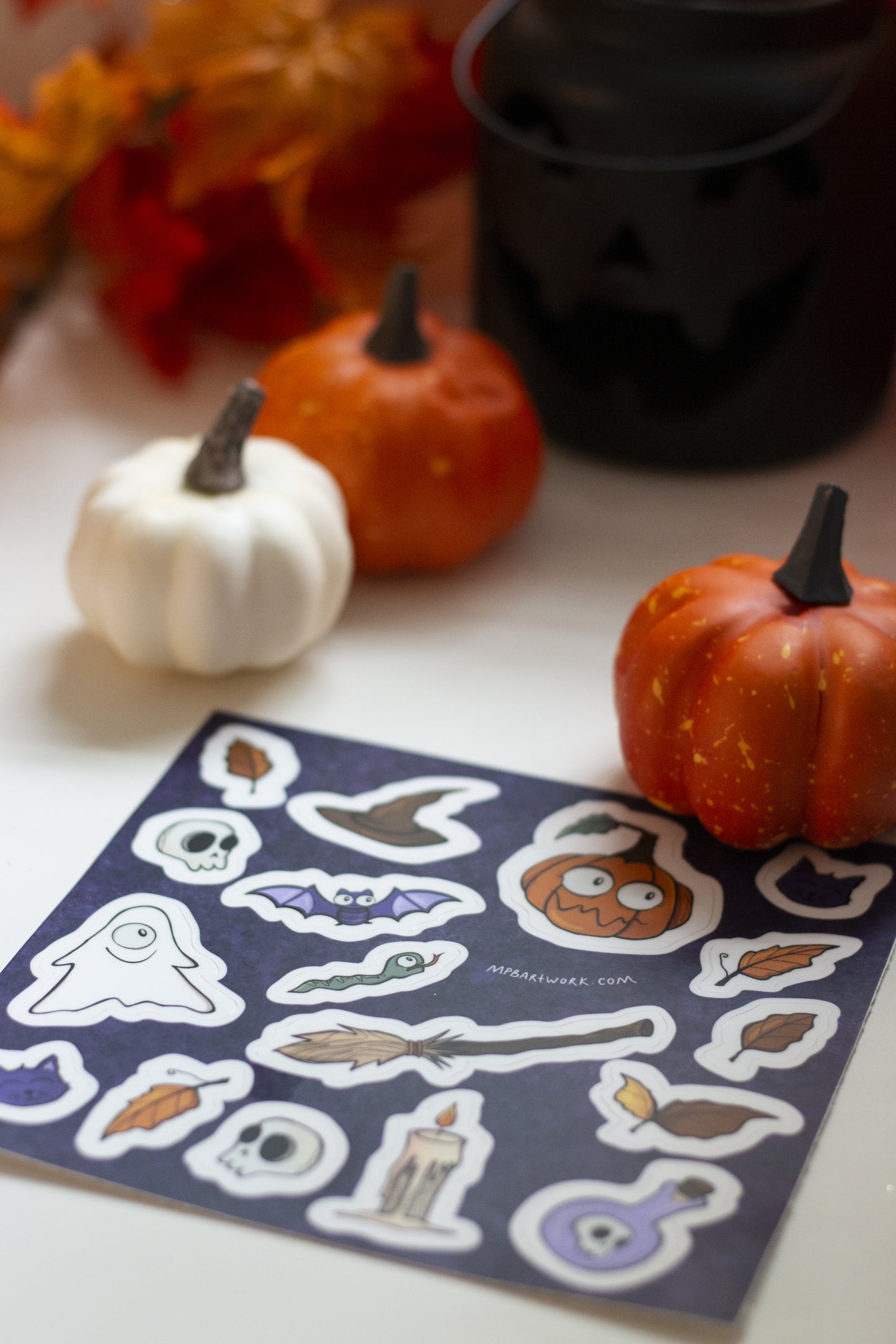 HALLOWEEN - Feuille d'autocollants