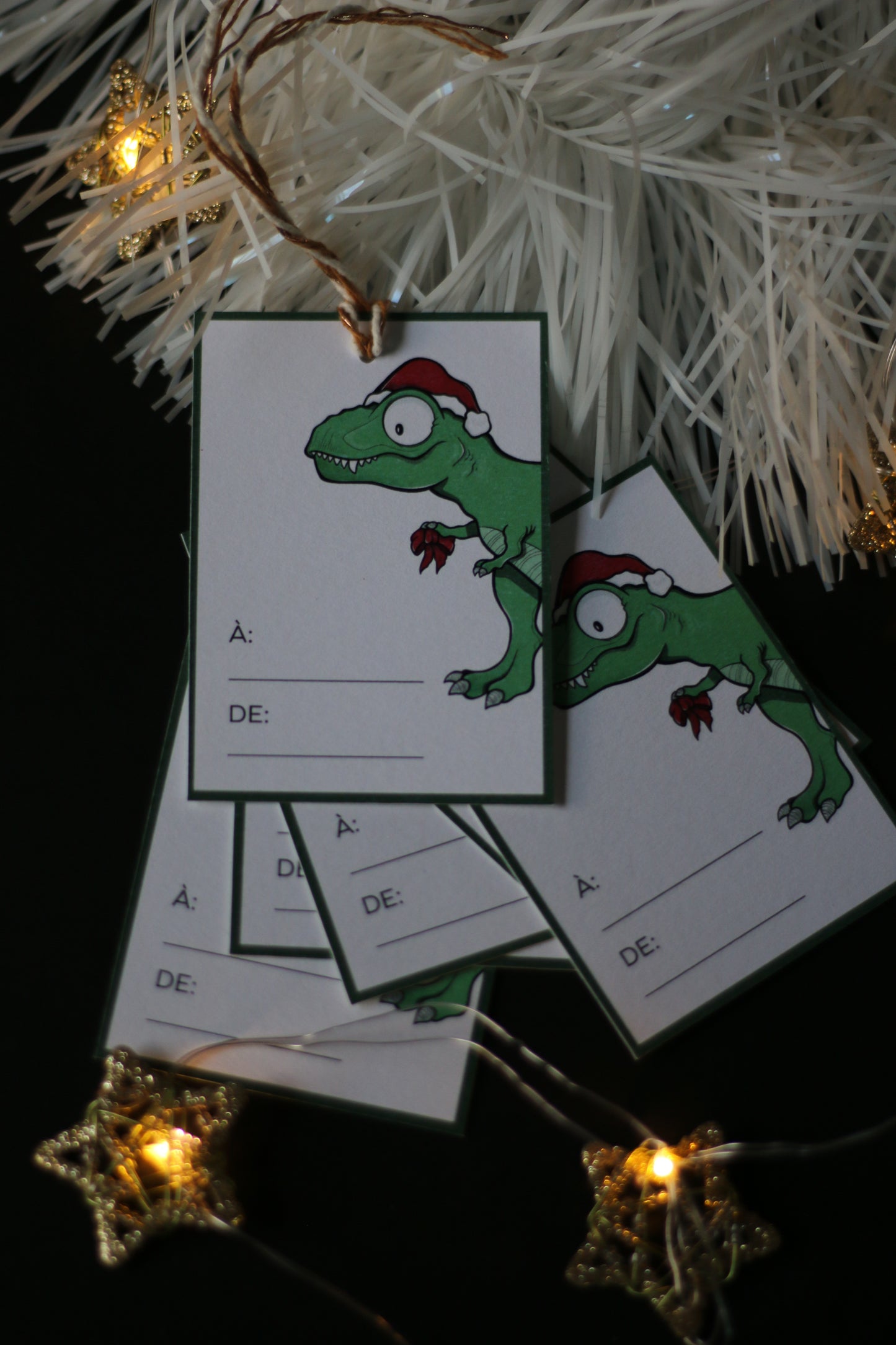 MPB : Étiquettes pour cadeau de dinosaures
