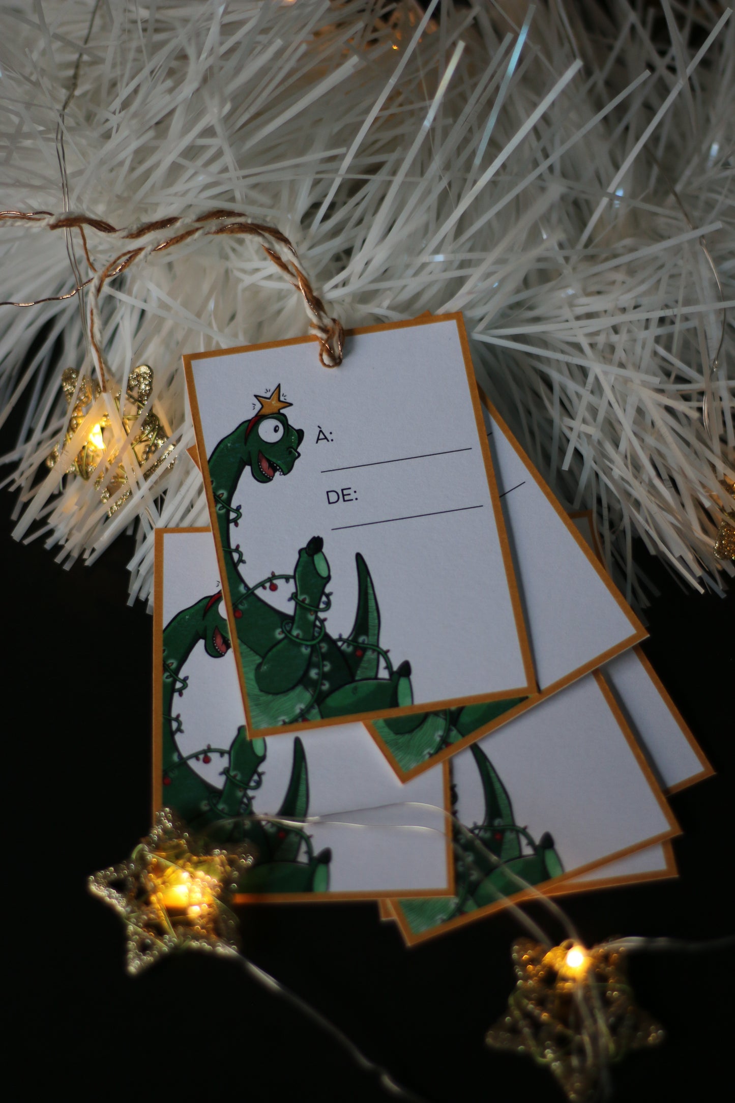MPB : Étiquettes pour cadeau de dinosaures