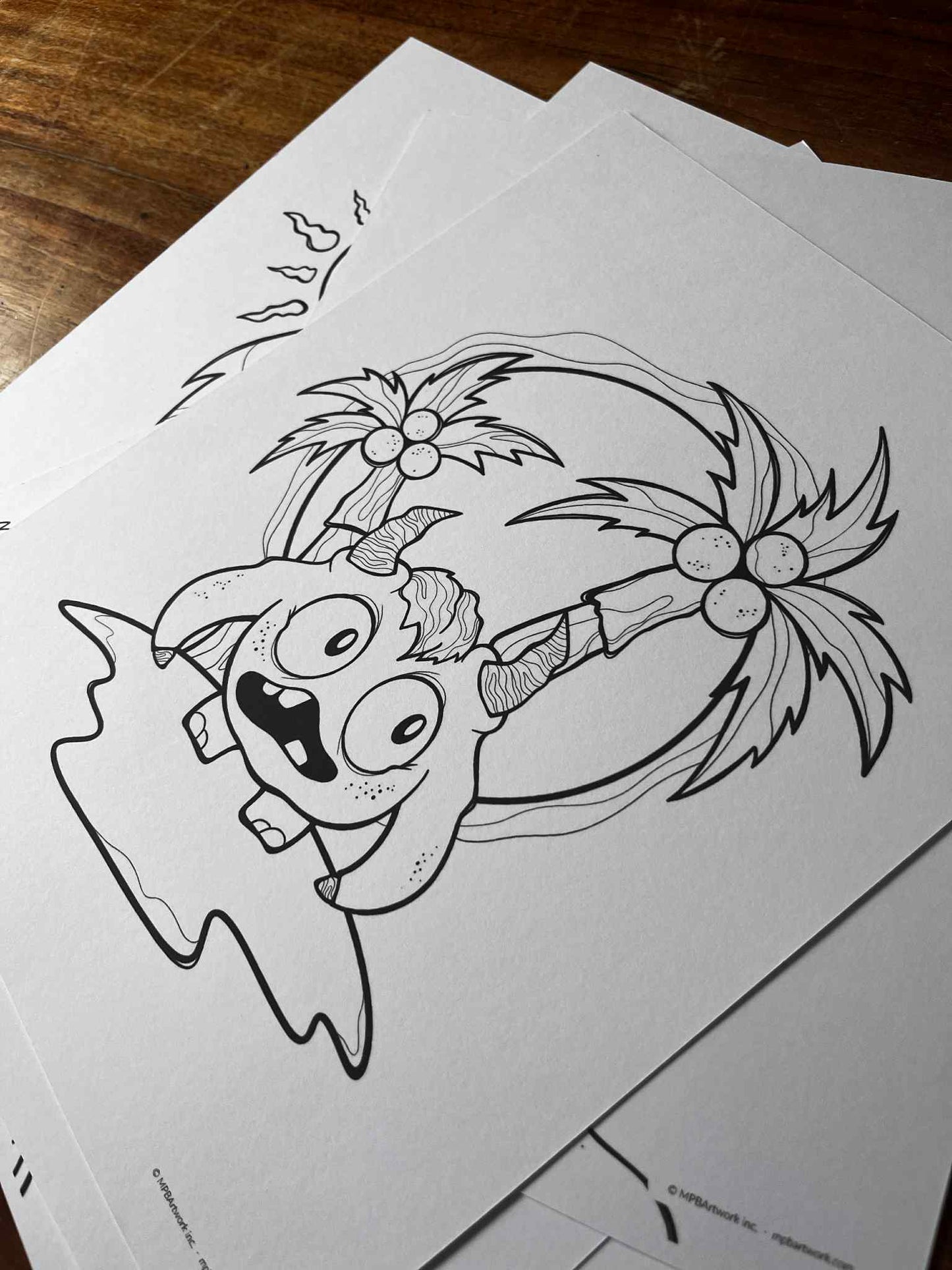 ☀️ ESTIVAL - 8 coloriages (à télécharger)