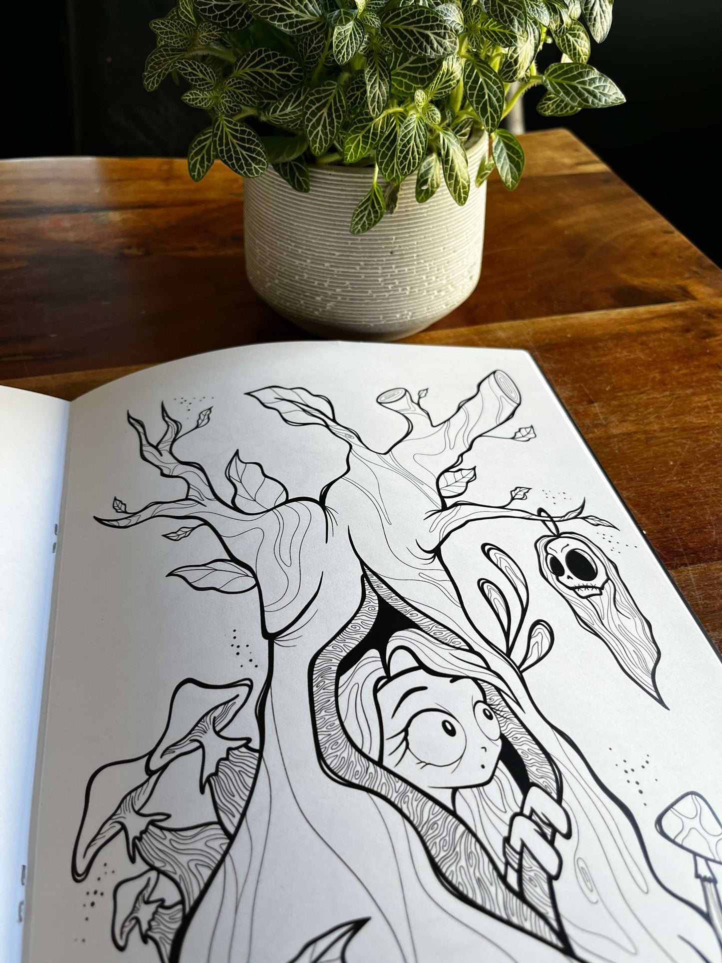 Livre à colorier :: Murmures d'encre & d'ombres