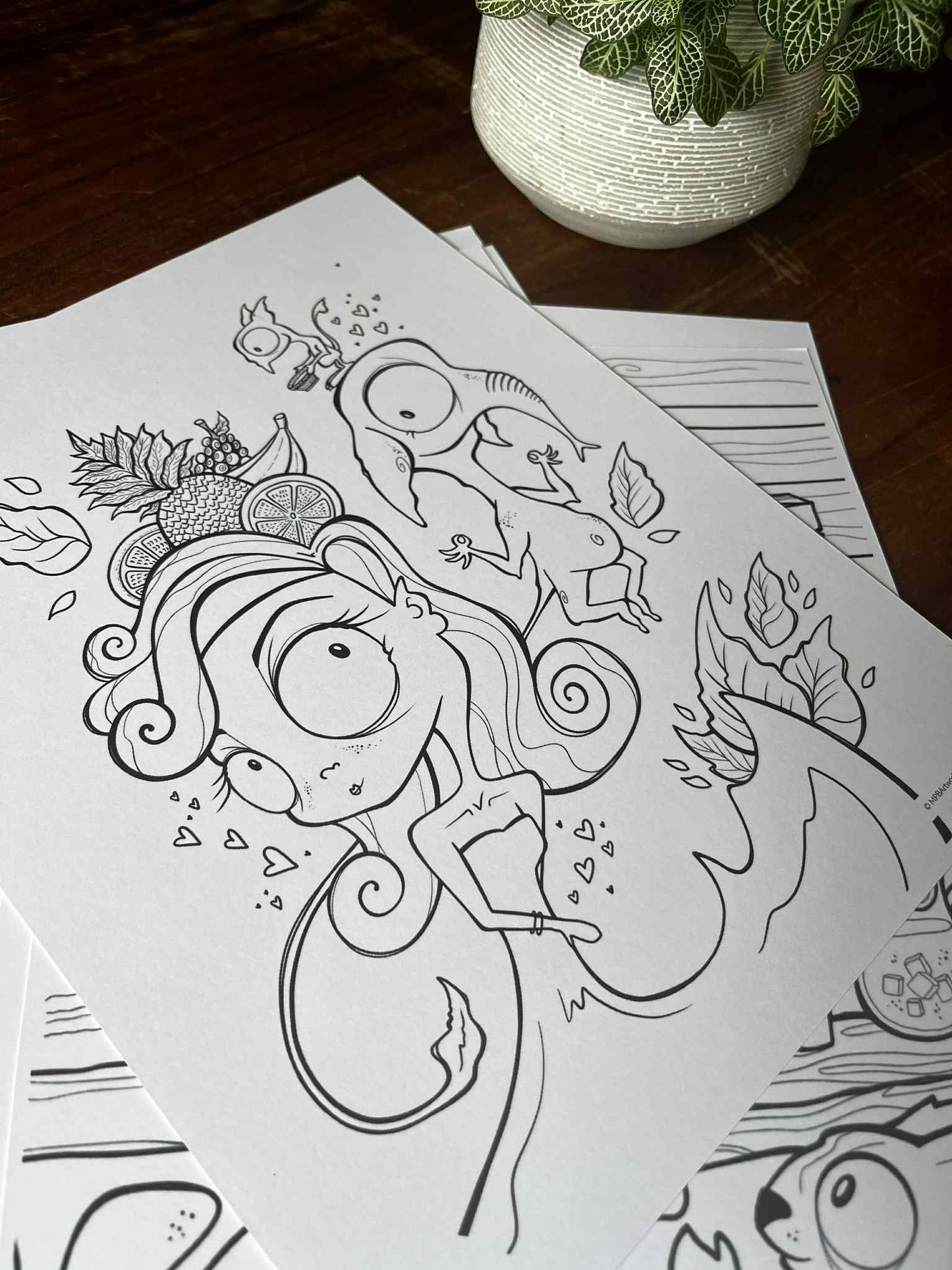 ☀️ ESTIVAL - 8 coloriages (à télécharger)