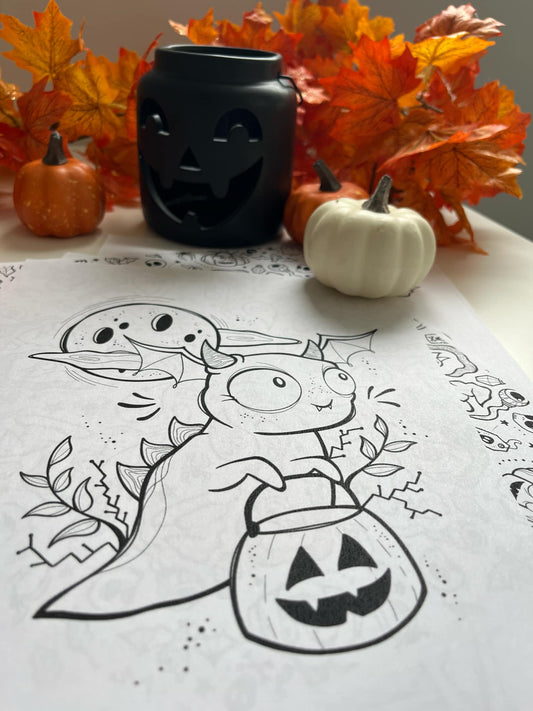 Halloween – 10 coloriages à télécharger (PDF imprimable)