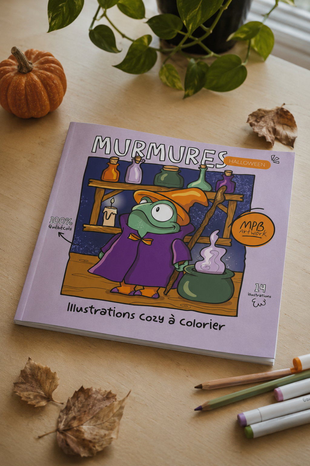 Livre à colorier – Murmures (Halloween)