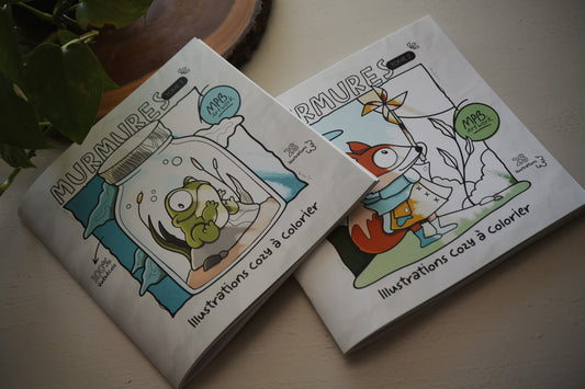 Duo livres à colorier - Murmures (Tome 1 + Tome 2)