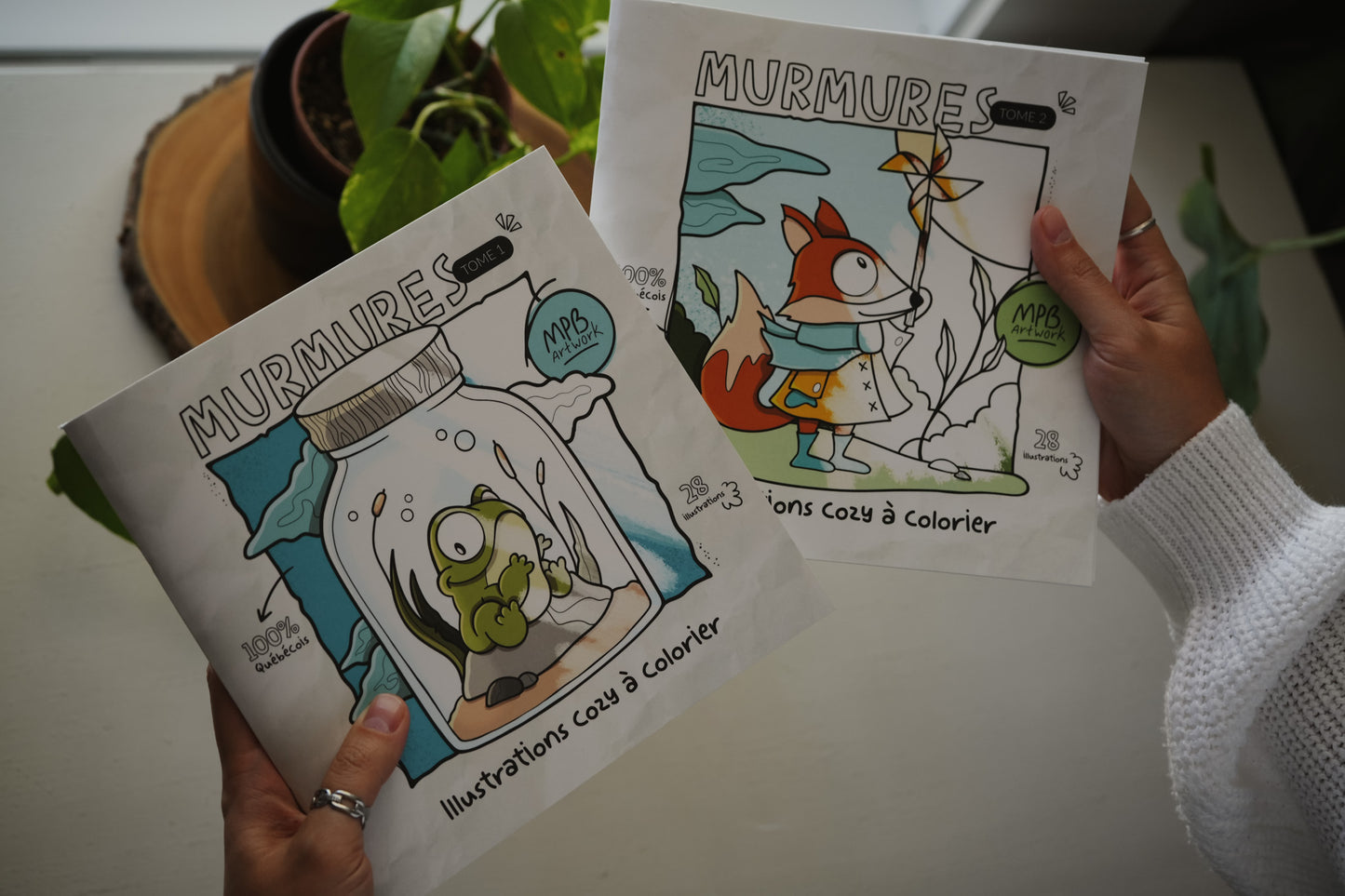 Duo livres à colorier - Murmures (Tome 1 + Tome 2)