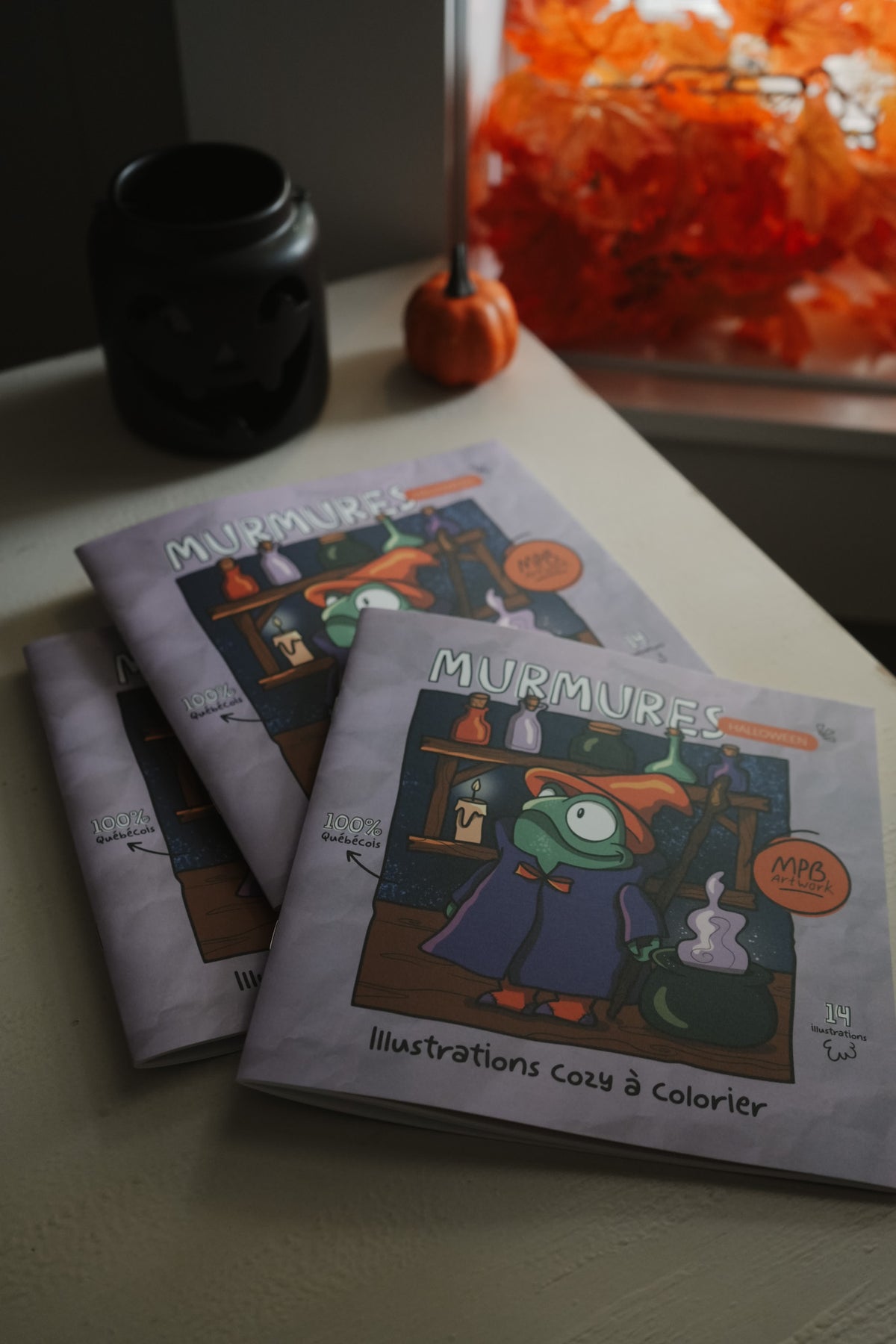 Livre à colorier – Murmures (Halloween)