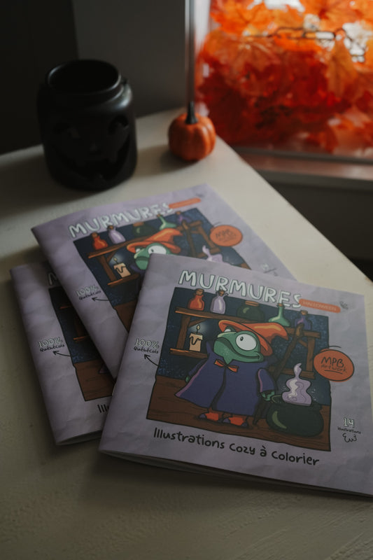Livre à colorier – Murmures (Halloween)