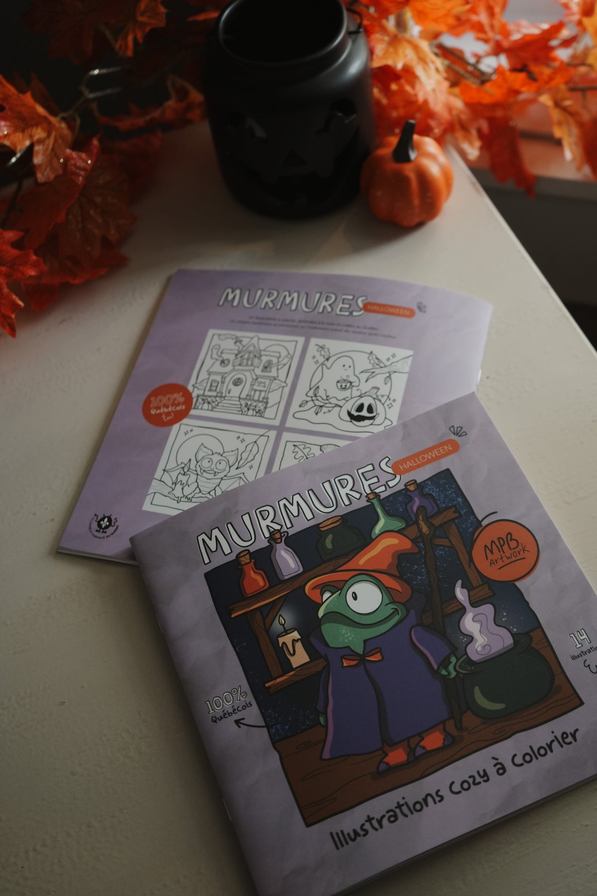 Livre à colorier – Murmures (Halloween)