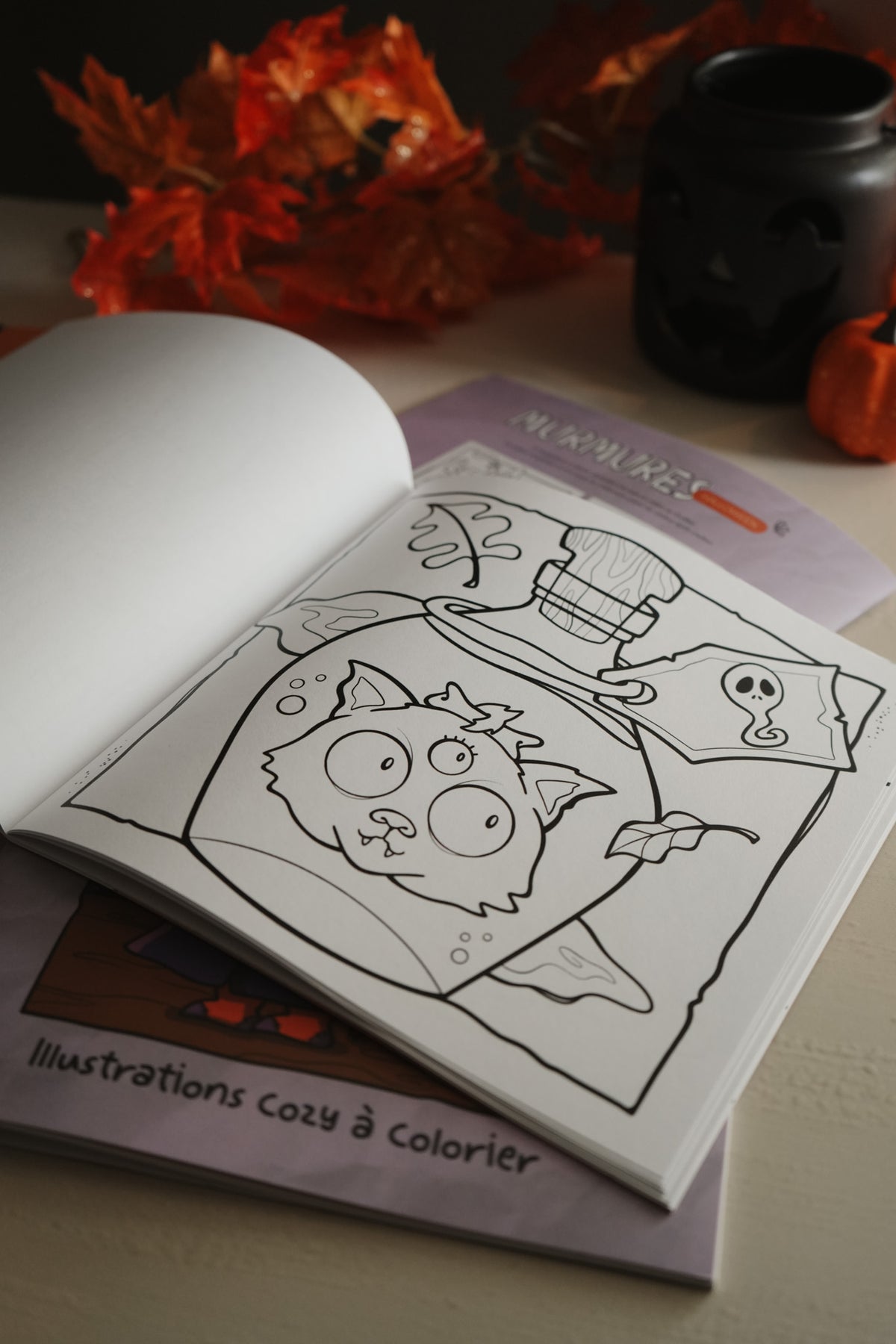 Livre à colorier – Murmures (Halloween)