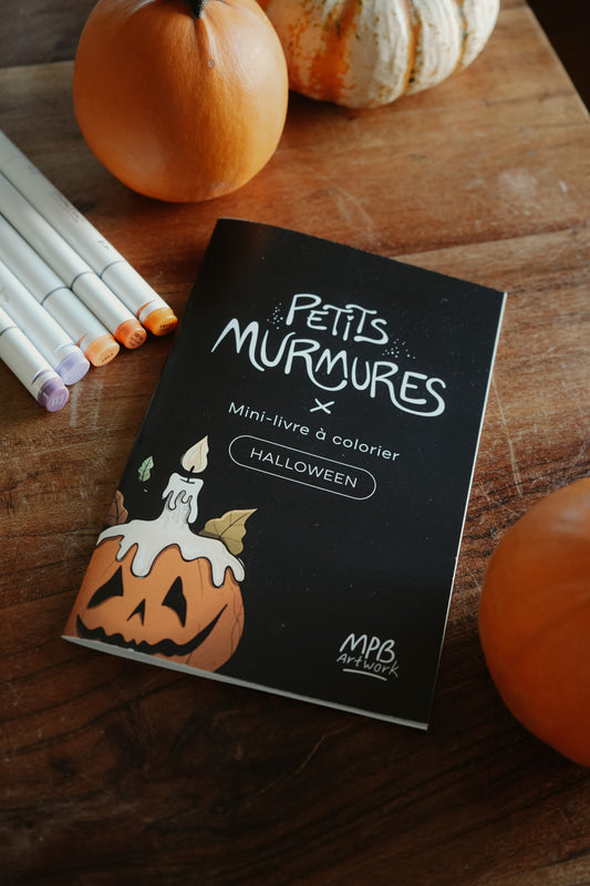 Mini-livre à colorier – Petits Murmures Édition Halloween