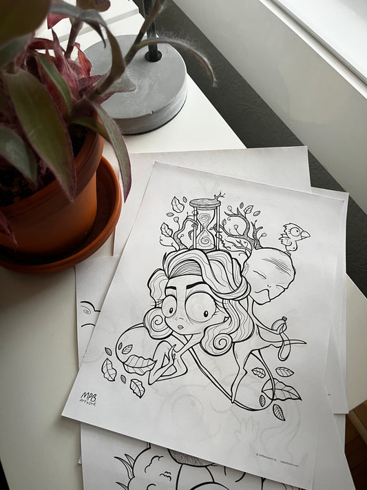 Coloriage du Livre Tome 1 - 12 coloriages (à télécharger)