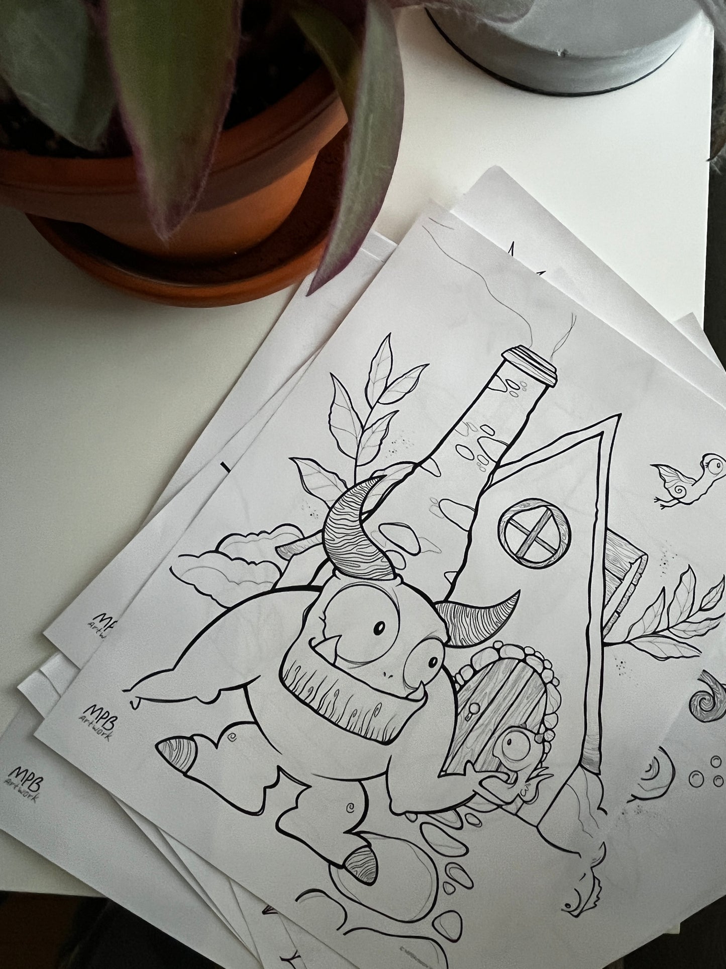 Coloriages du Livre Tome 2 – 12 pages à télécharger (PDF)