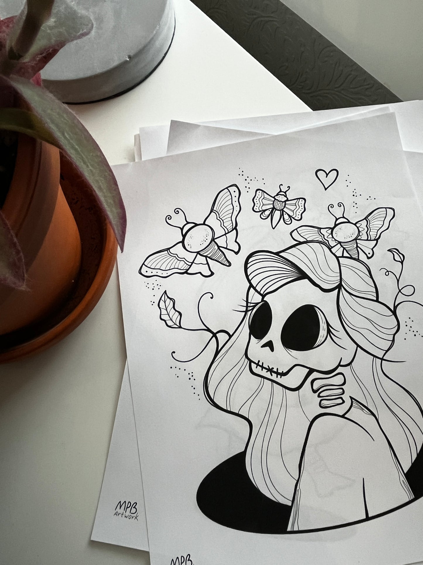 Coloriages – Murmures d’encre & d’ombres | 12 pages à télécharger (PDF)