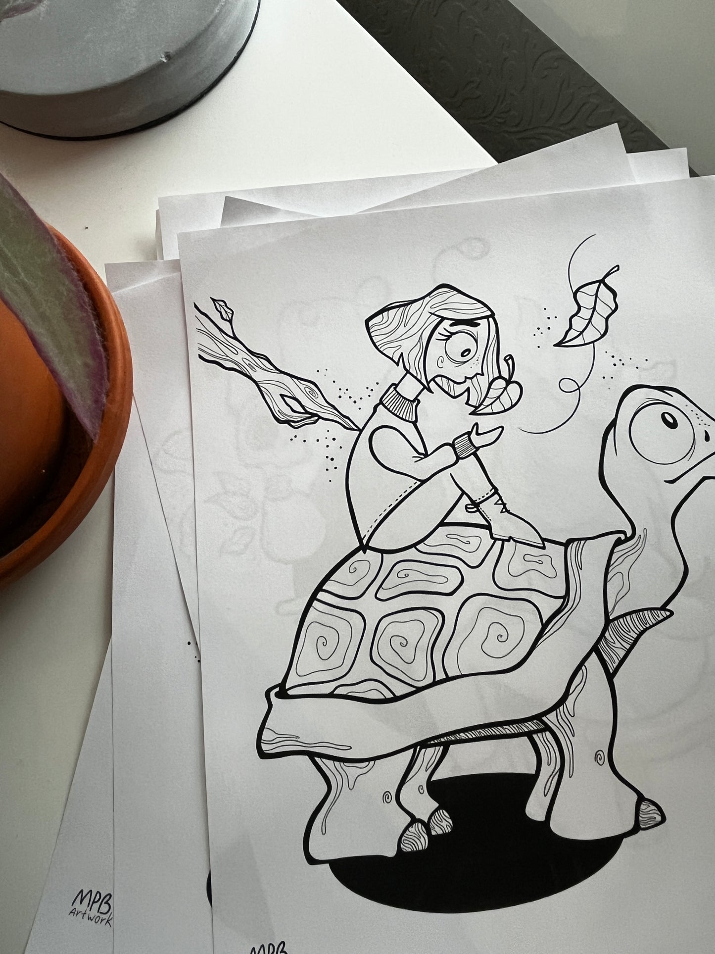 Coloriages – Murmures d’encre & d’ombres | 12 pages à télécharger (PDF)