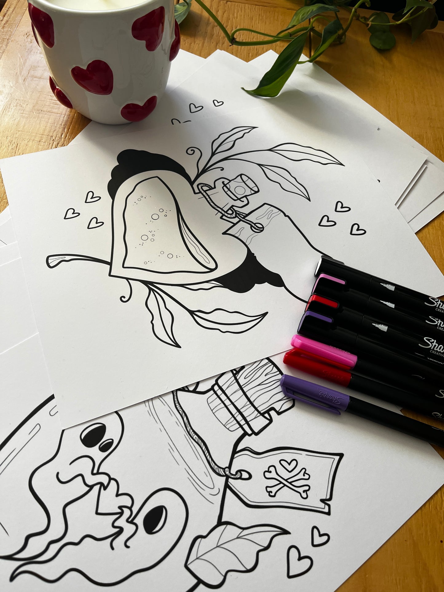 💘 SAINT-VALENTIN2026 - 10 coloriages (à télécharger)